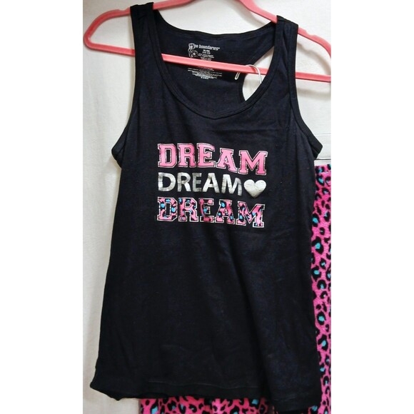NO BOUNDARIES Soft Leopard Sleep Lounge Set Junior’s XL 15-17 Animal Print Note - Picture 3 of 9